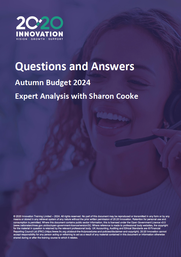 On-demand - Autumn Budget 2024. Expert Analysis with Sharon Cooke