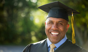 Older male graduate