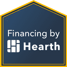 Financing by Hearth badge