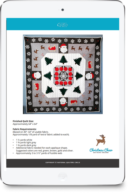 Christmas Cheer Quilt Pattern National Quilters Circle