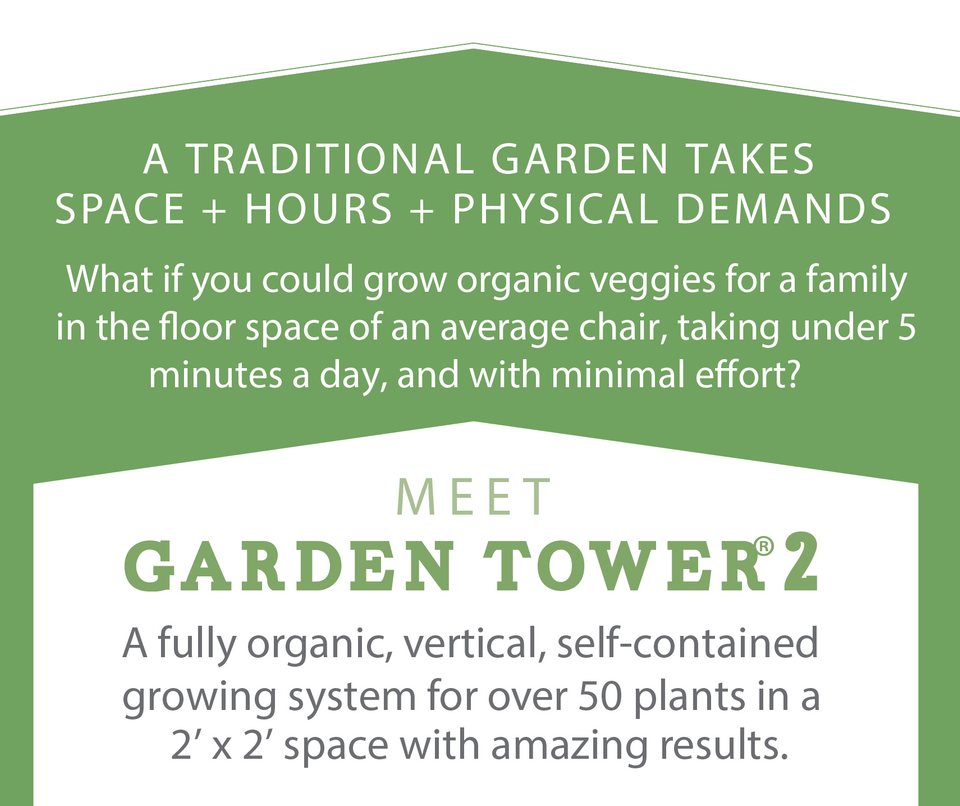2020 Organic Garden Tower Giveaway