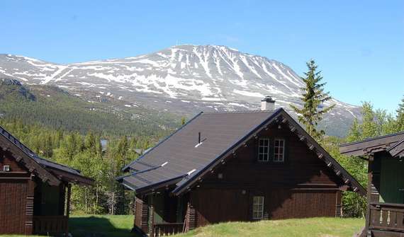 Gaustatoppen på ski
