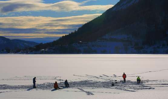 Gaustatoppen på ski