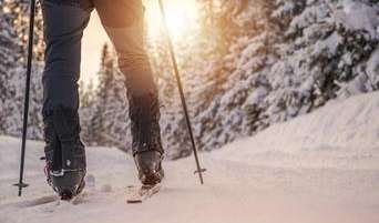 Gaustatoppen på ski