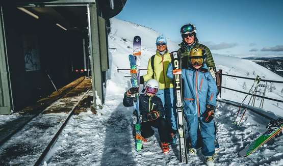 Gaustatoppen på ski