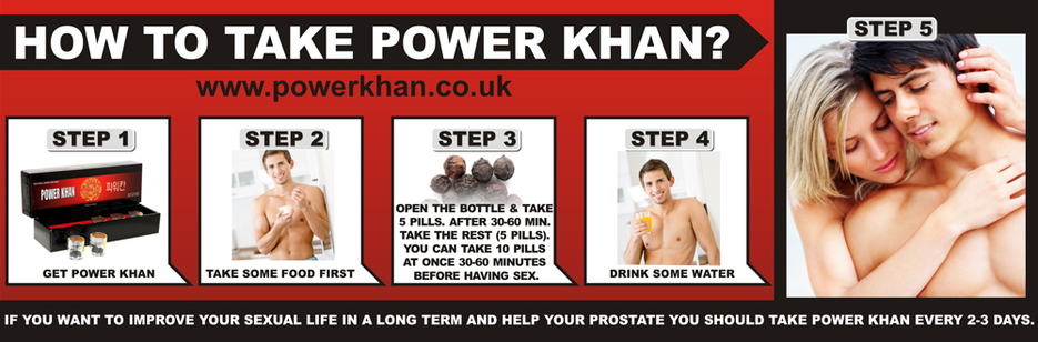Instructions how to take Power Khan
