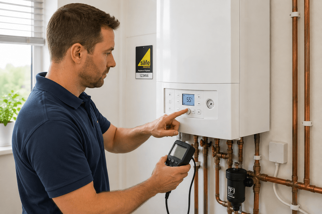 Boiler commissioning and Gas Safe notification by Aphex Heating