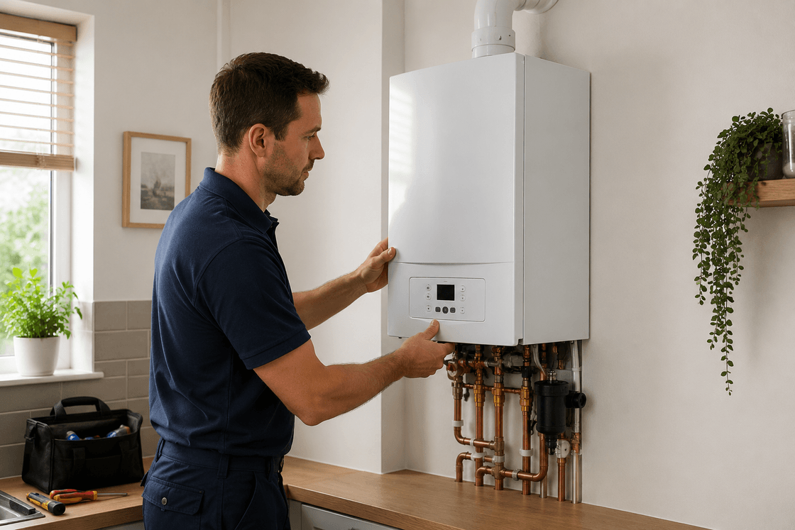 Like-for-like combi boiler replacement by Aphex Heating