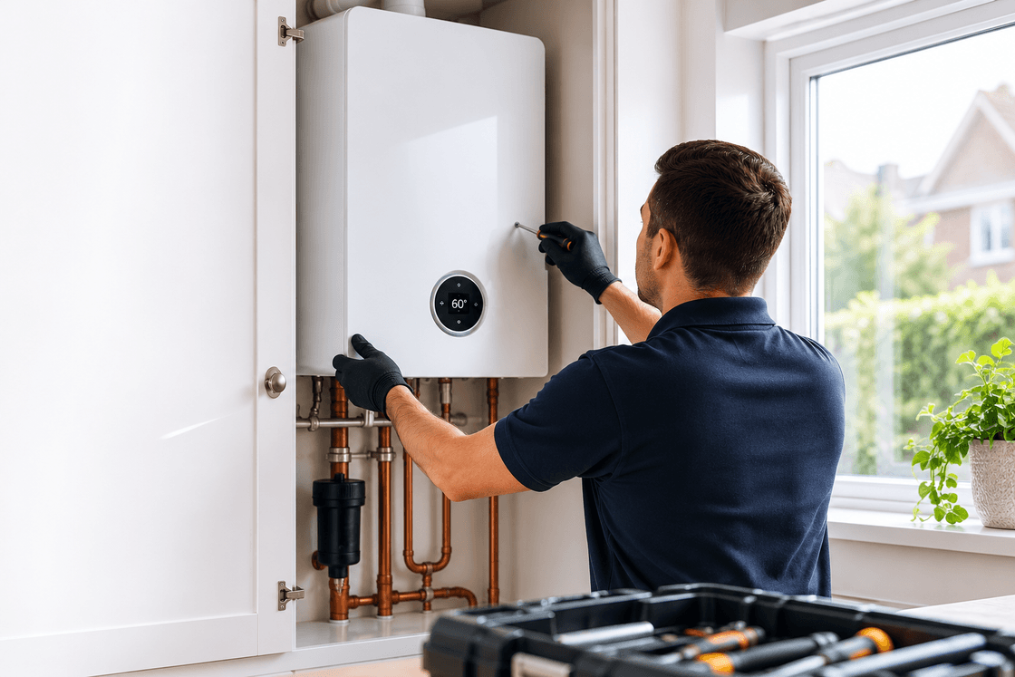 Boiler replacement service by Aphex Heating
