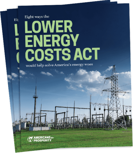 Americans for Prosperity's Lower Energy Costs Act ebook report