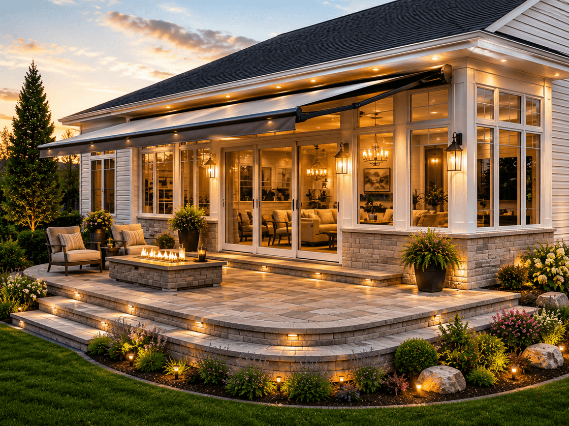 Freestanding Louvered Roof Gazebos
