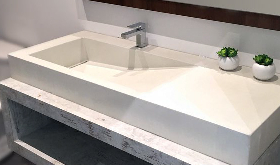 Concrete High-end Vanities, Vessel sinks and Shower bases / Balux