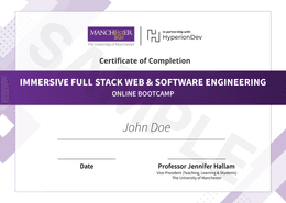 Immersive Full Stack Web & Software Engineering Bootcamp The University ...