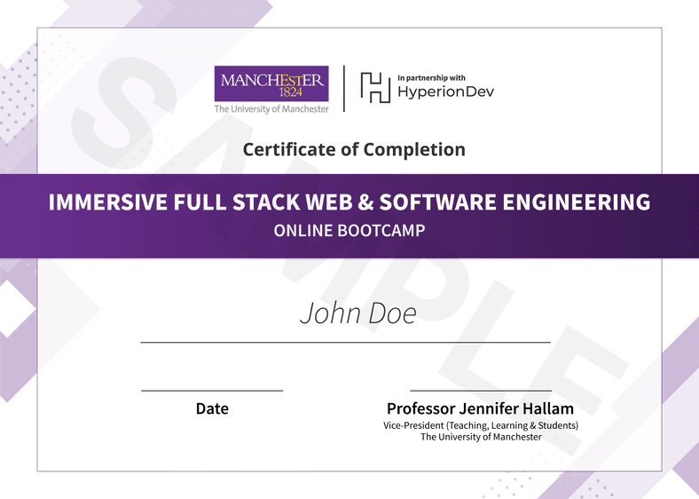 Immersive Full Stack Web & Software Engineering Bootcamp The University ...