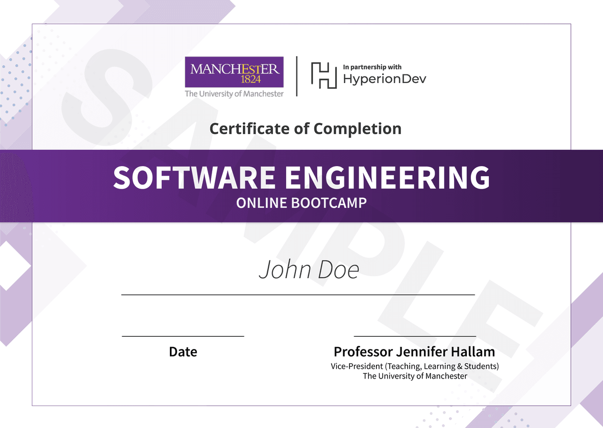 Software Engineering online course | 3-6 months