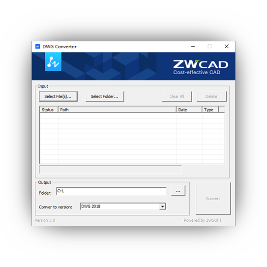 ZWCAD DWG Converter ZWSOFT
