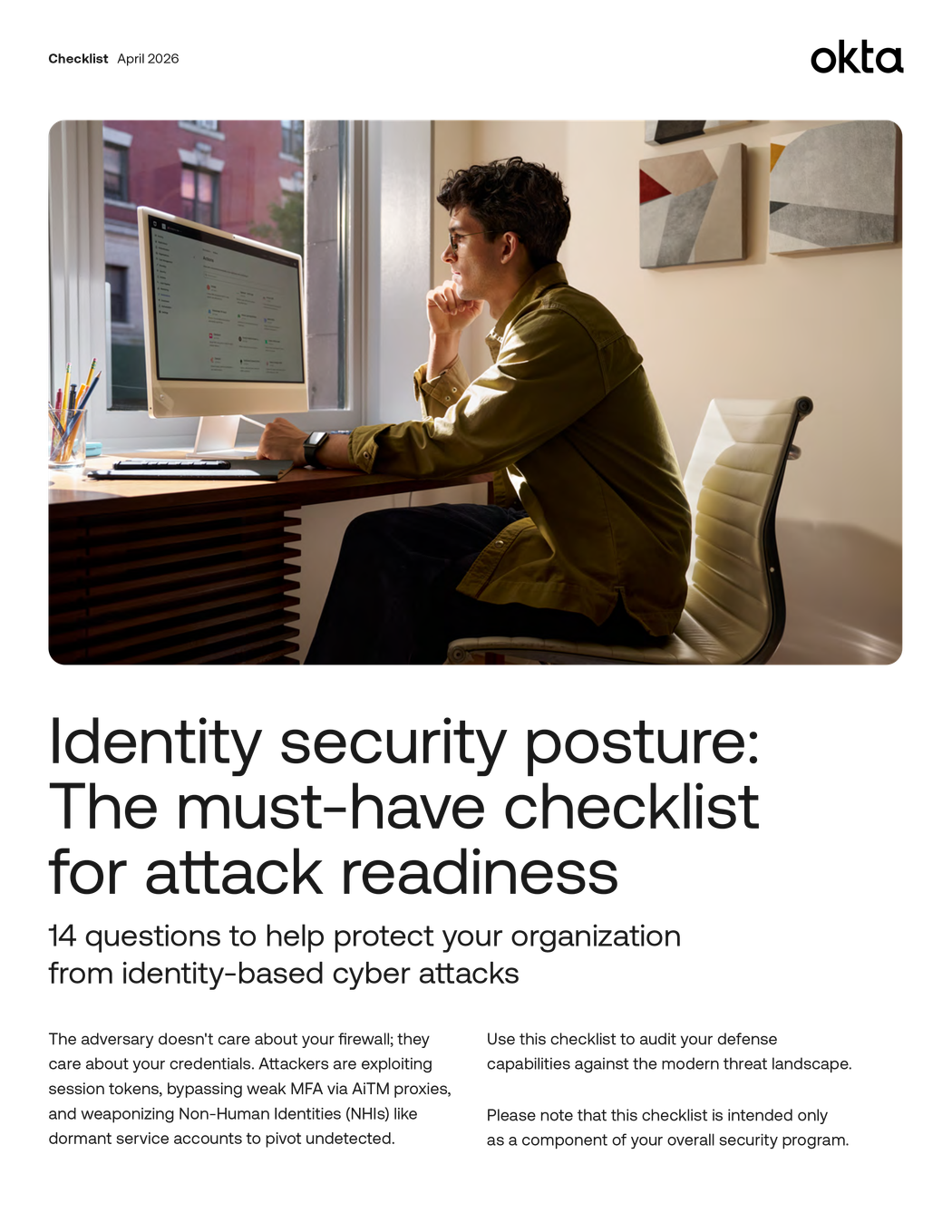 Identity security posture: The must-have checklist for attack readiness