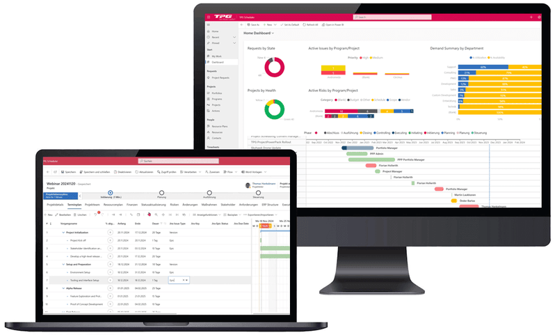 TPG ProjectPowerPack Portfolioansicht