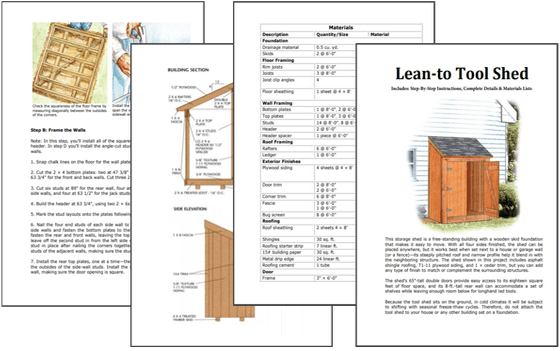 Get Started Now: Free 6x8 Lean To Shed PDF