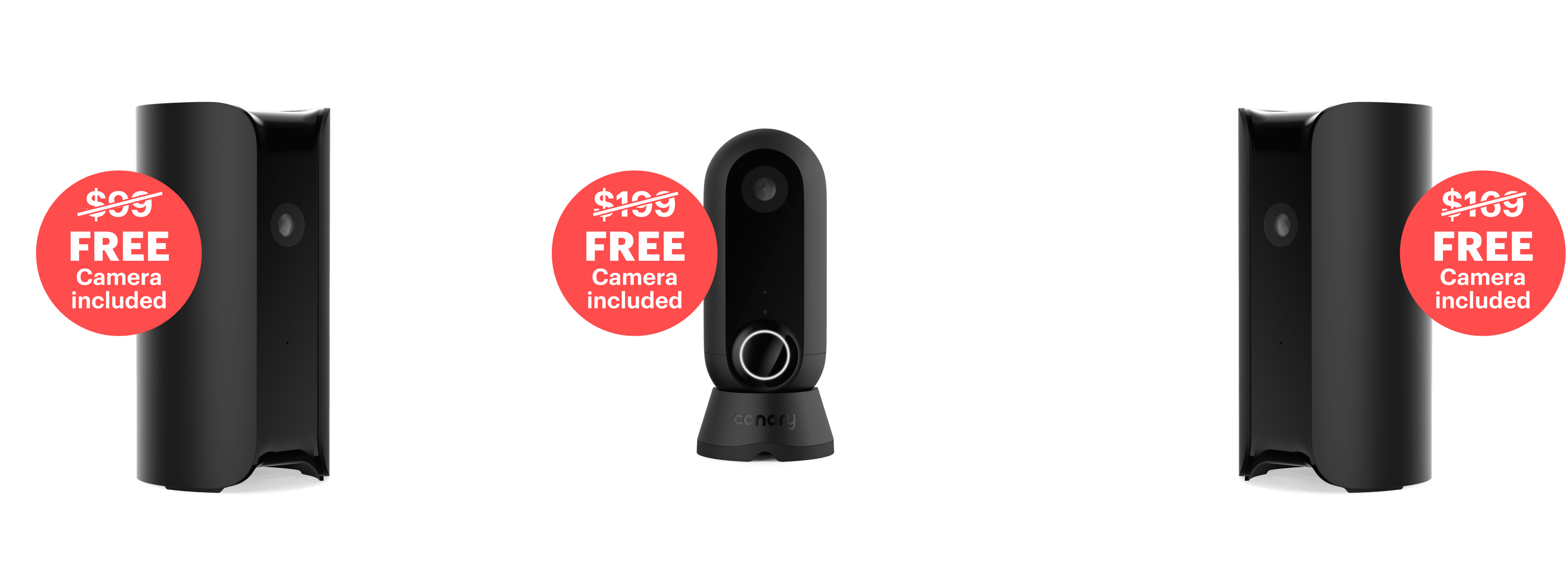 Canary Home Security Camera Indoor & Outdoor Wireless Security Cameras