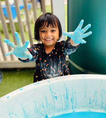 Messy play provides children with a wide range of sensory experiences ...