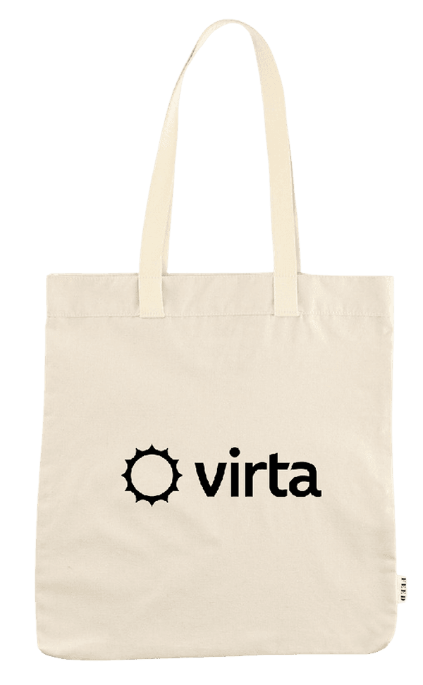 Virta logo tote