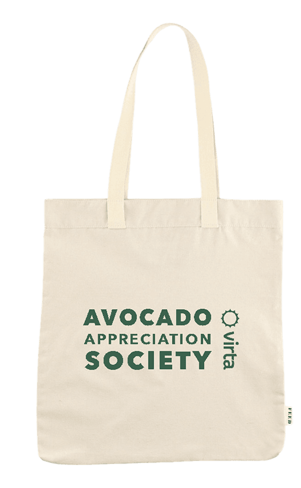 Avocado appreciation society tote