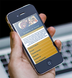 mobile church program text app