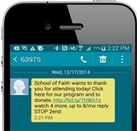 church non profit app text service