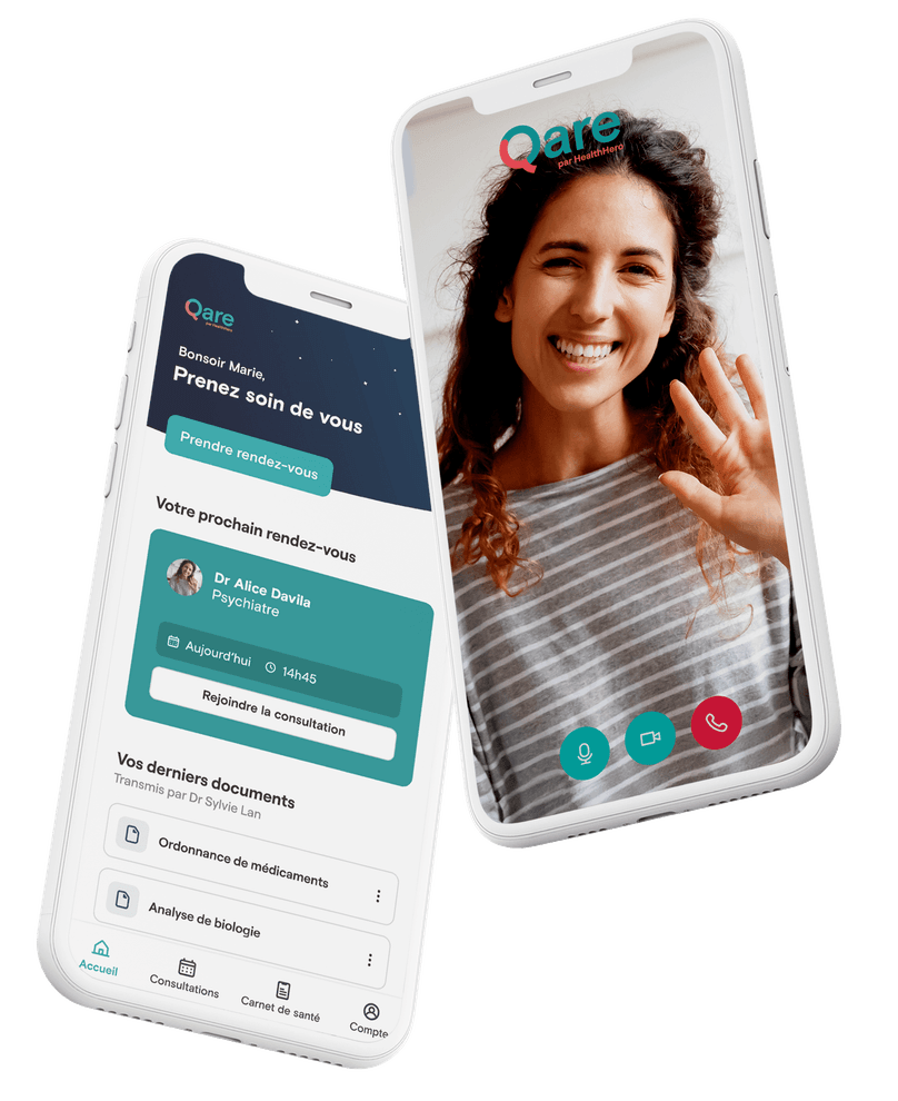 Psychiatre – Consultation médicale en vidéo avec Qare