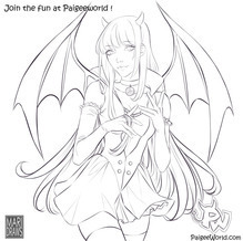 Halloween Coloring page by cosmogirll