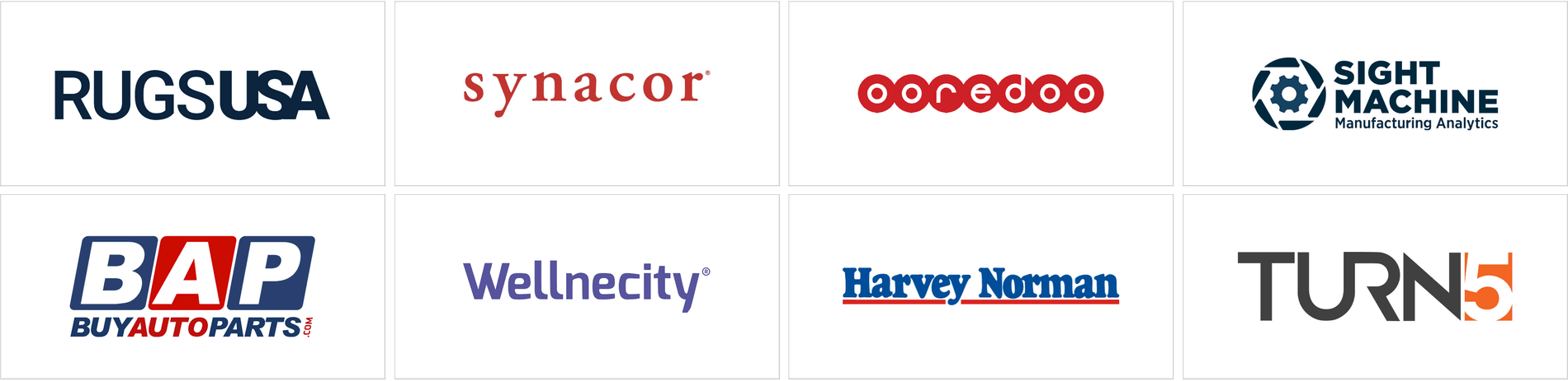 Trusted companies logos