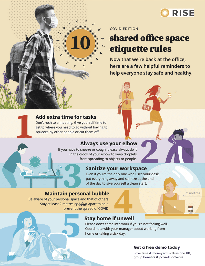 10 shared office space etiquette rules (COVID edition)