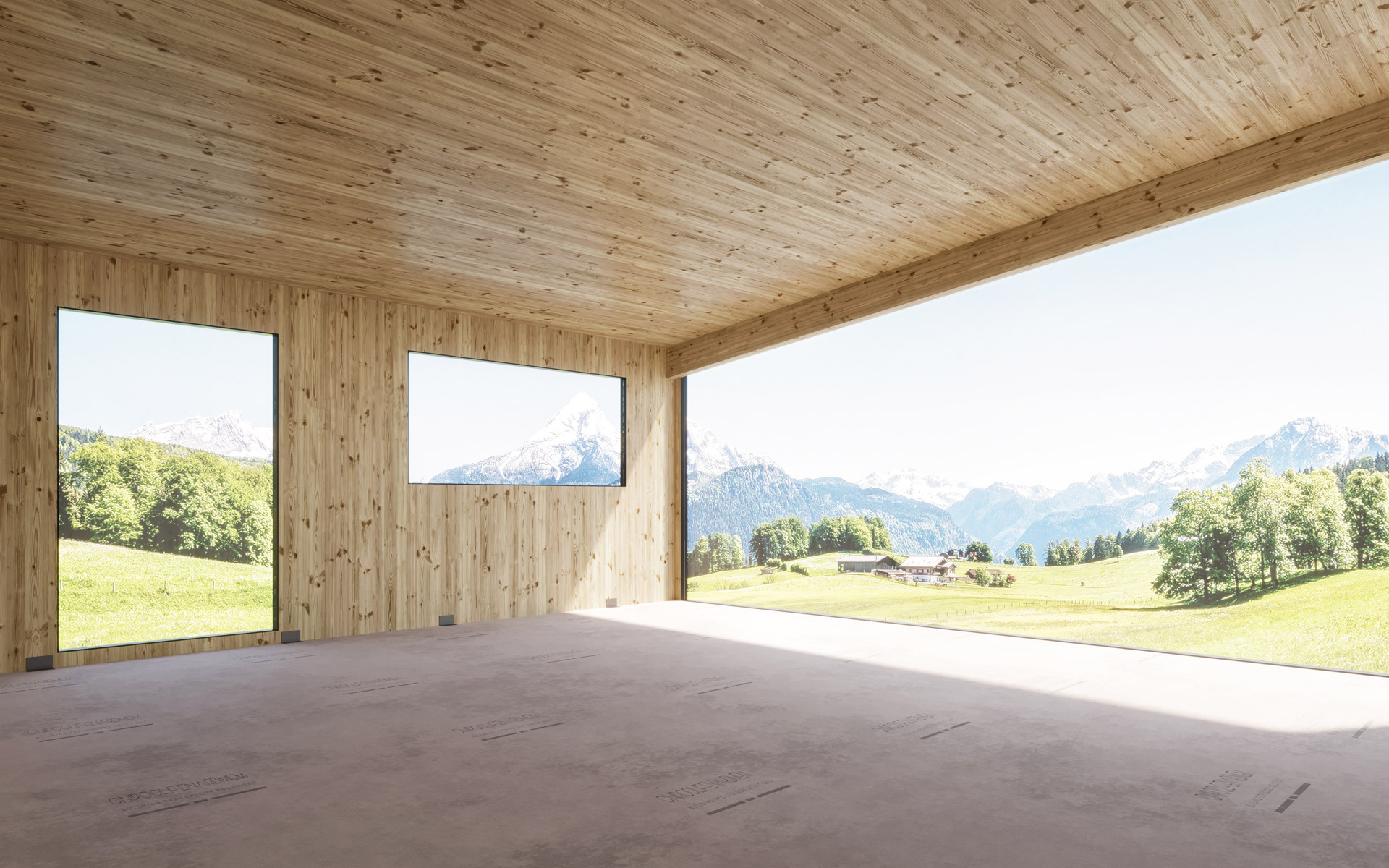 NextTimber indoor space