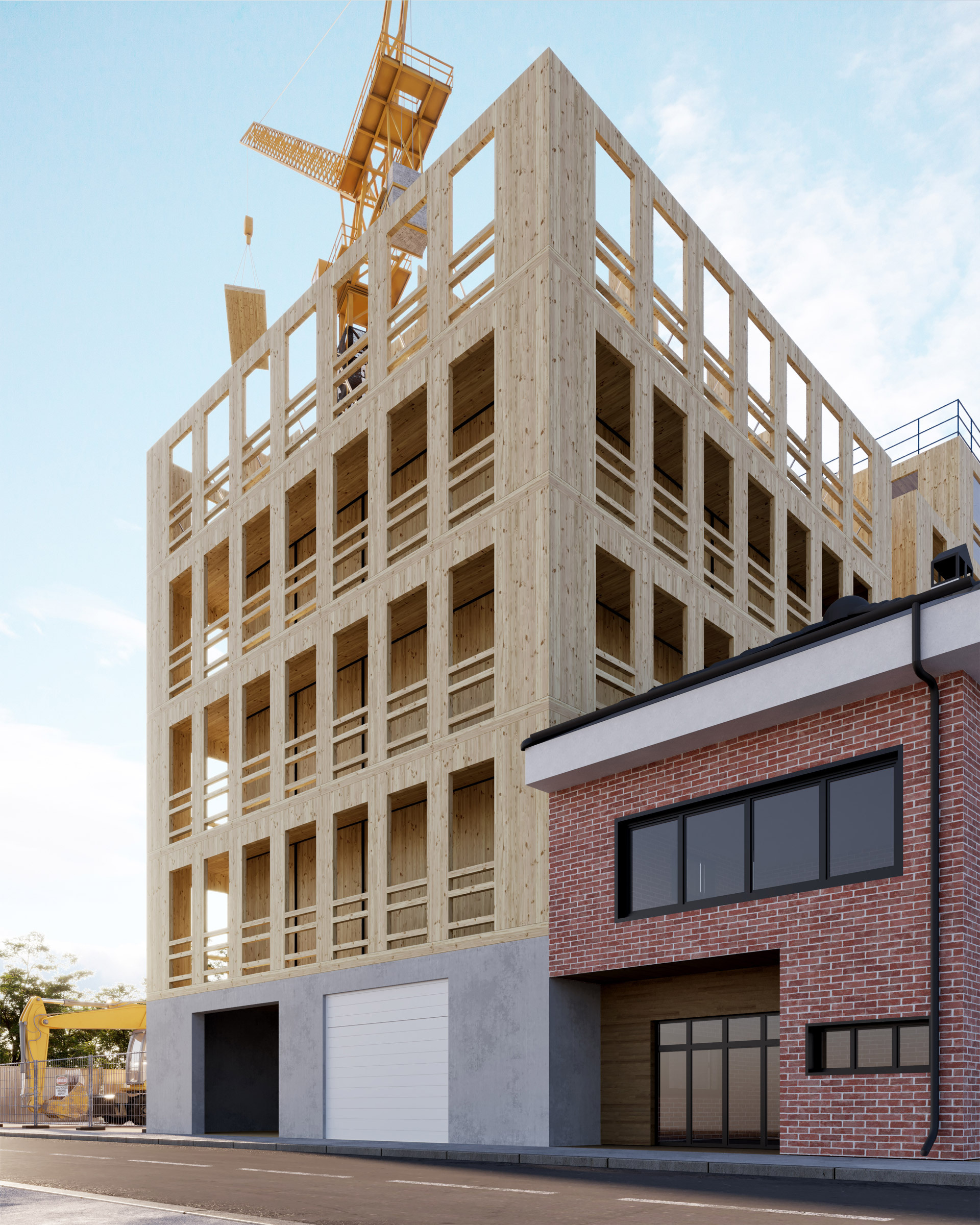 NextTimber outdoor space