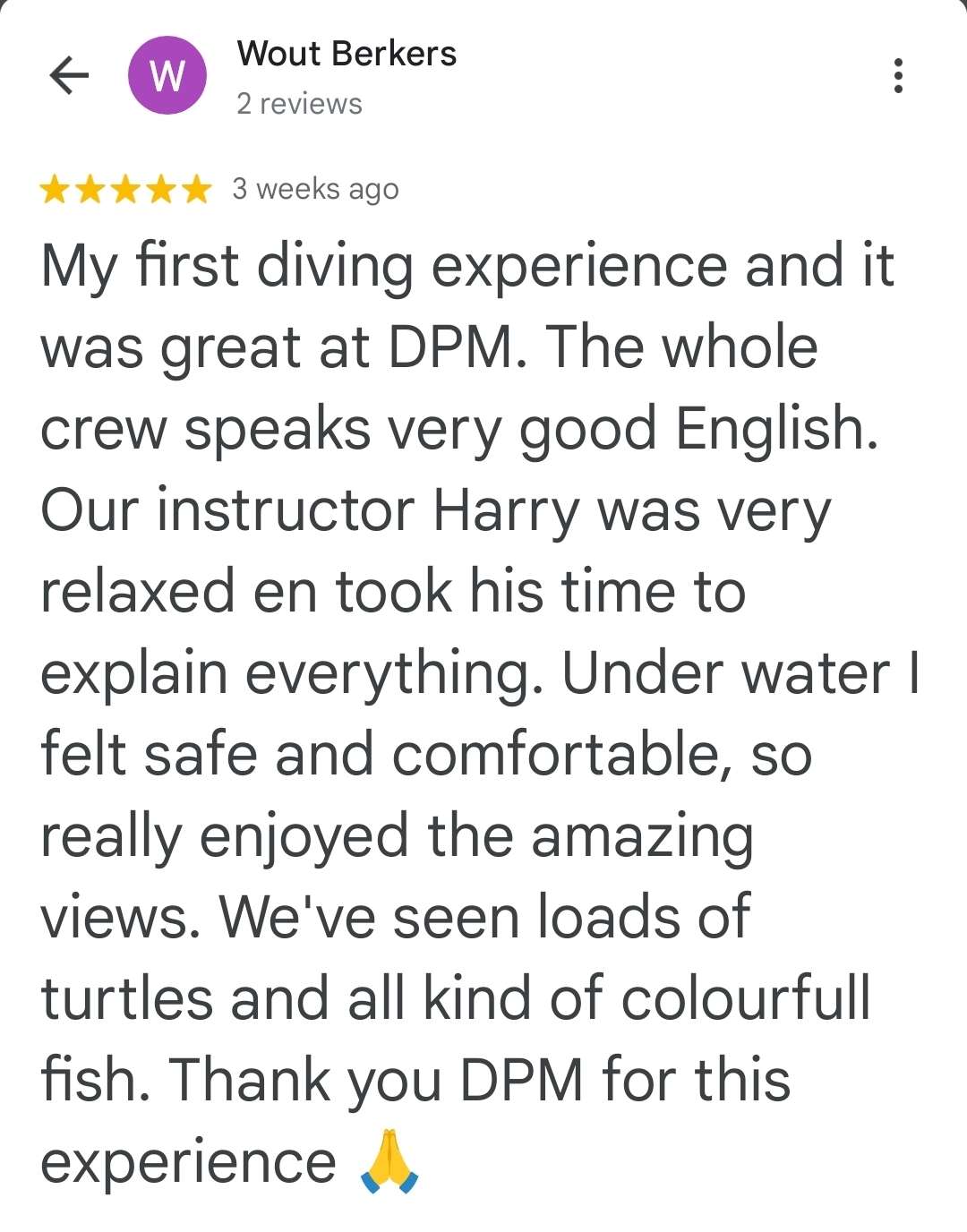 Google review