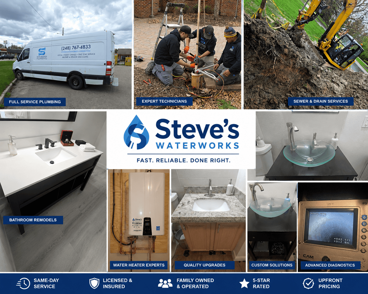 Emergency Plumber Near Me | Steve's Waterworks Plumbing | Same-Day Service