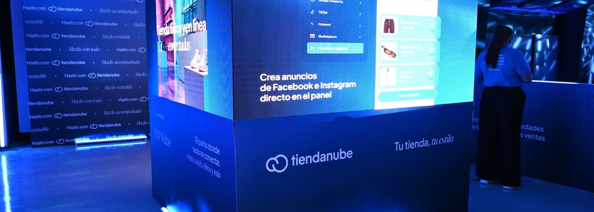 Asistentes en un evento de Tiendanube