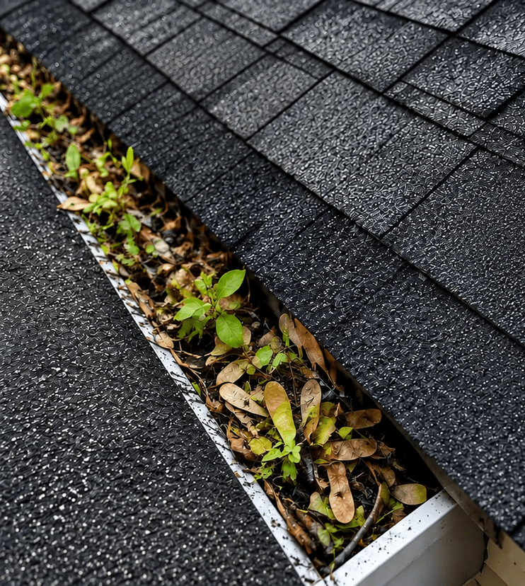 Before gutter protection