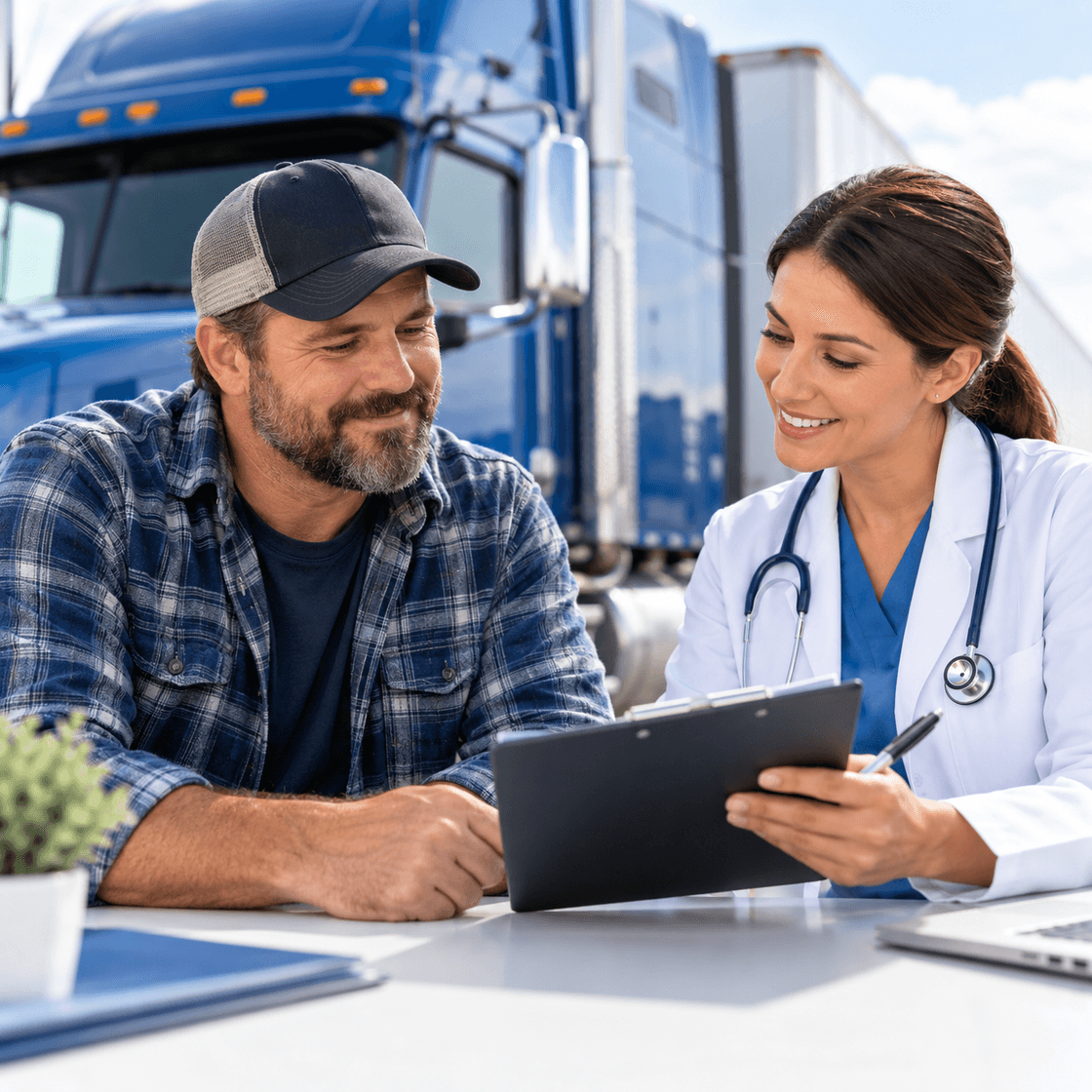 Individually underwritten health insurance for truckers