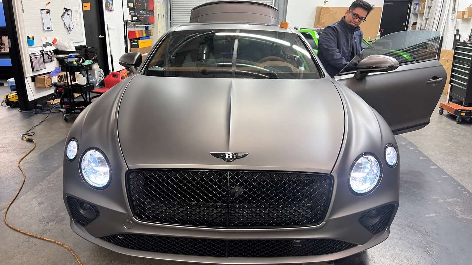 Gray Bentley stealth PPF at Elevate Auto Haus