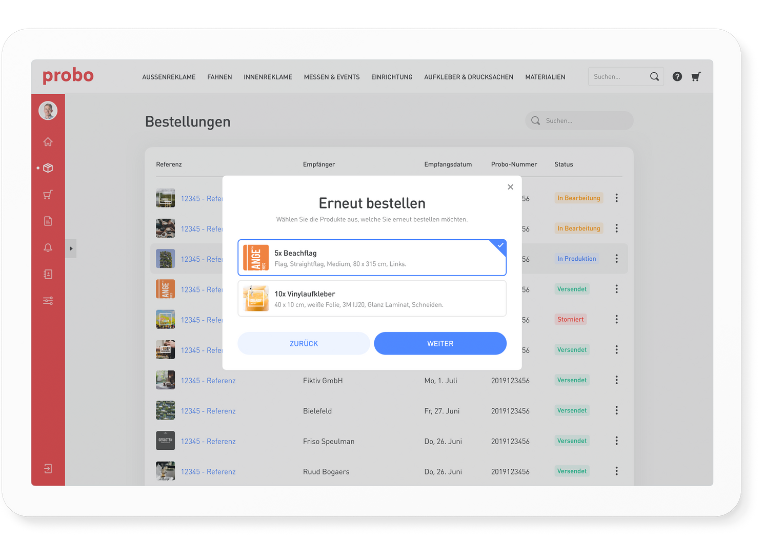 Probo.de - Neue Plattform