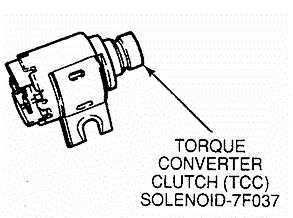 2005 pontiac vibe torque converter clutch solenoid location