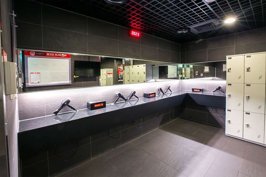 World Gym梳妝區