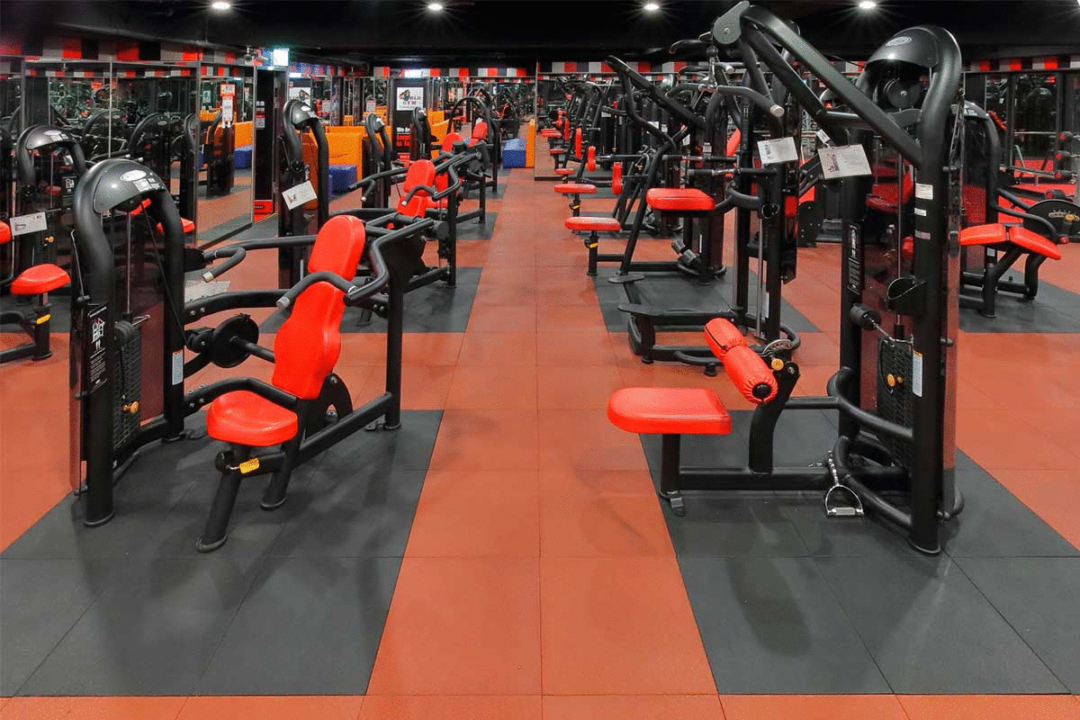 World Gym重量訓練區