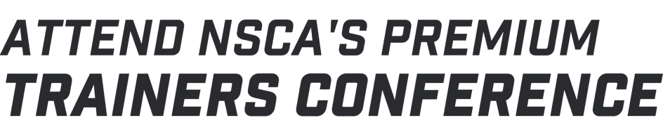 2024 NSCA Personal Trainers Virtual Conference (PTCon)