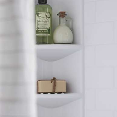 A new Bath Fitter easy access shower solution
