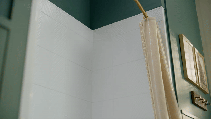 Bath Fitter lifetime warranty - seamless walls