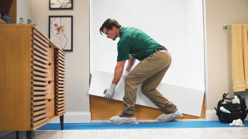 Bath Fitter installation - no demolition