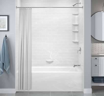 A new Bath Fitter easy access shower solution